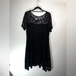 Lane Bryant - Black Lace Dress - Size 14/16